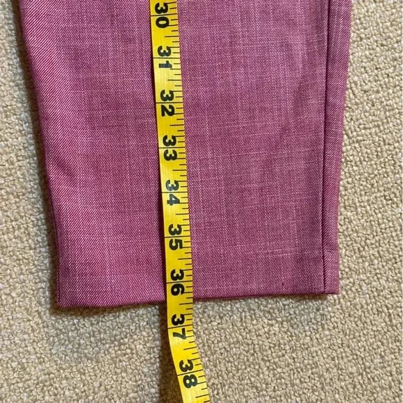 Worthington Straight Leg High Waisted Dress Pant in Pink Women’s 2 - Picture 5 of 7